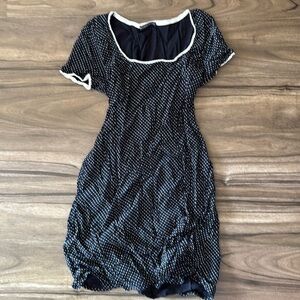 Brandy Melville Polka Dot Tie-Back Dress